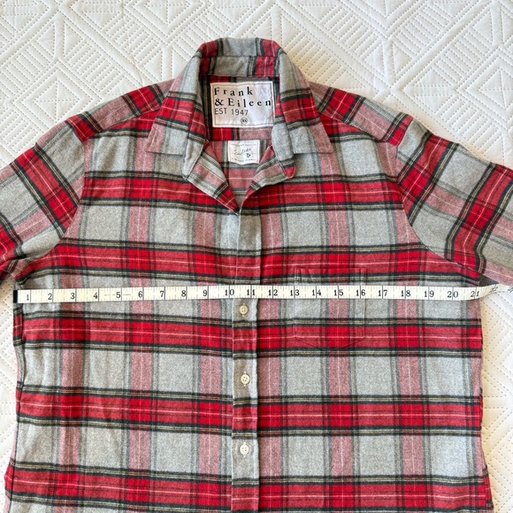 Frank & Eileen EILEEN Relax Button Up Plaid Shirt Size XS - Picture 6 of 10